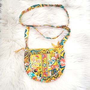 Vera bradely Provencal yellow crossbody  bag  new